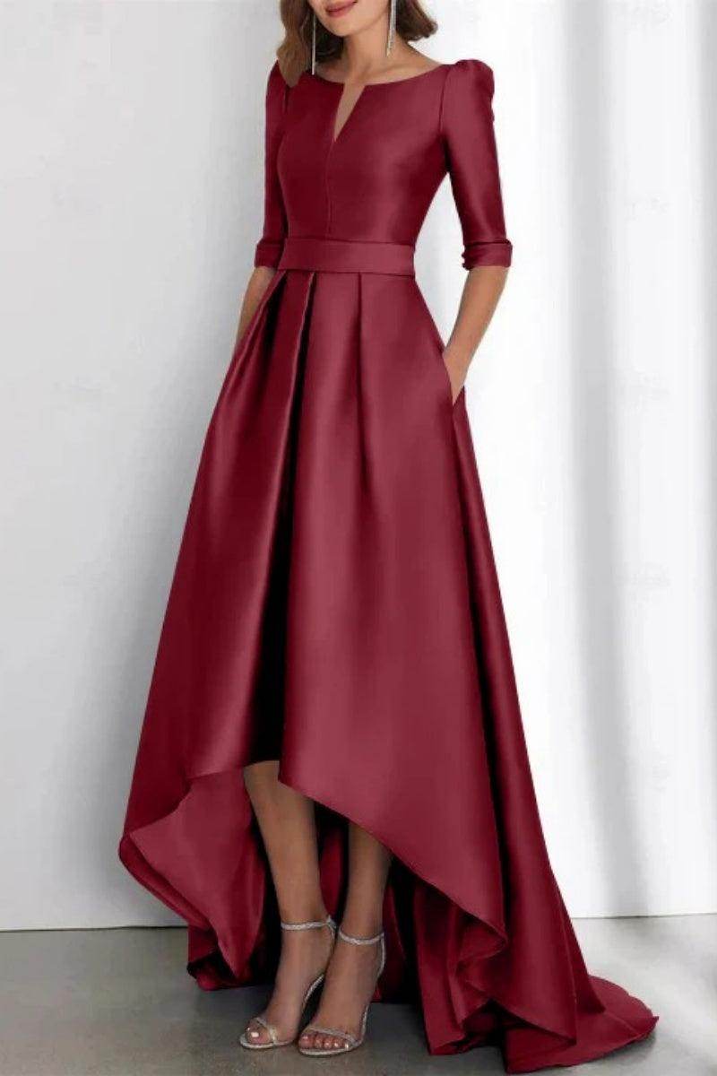 A Line Off The Shoulder Sleeveless Ankle Length Mother Dresses CM0337 - COCOMELODY