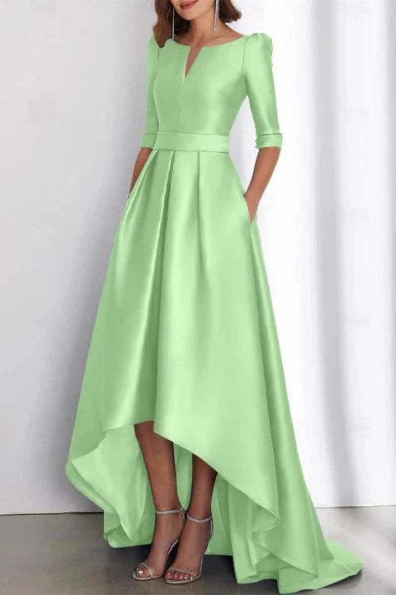 A Line Off The Shoulder Sleeveless Ankle Length Mother Dresses CM0337 - COCOMELODY