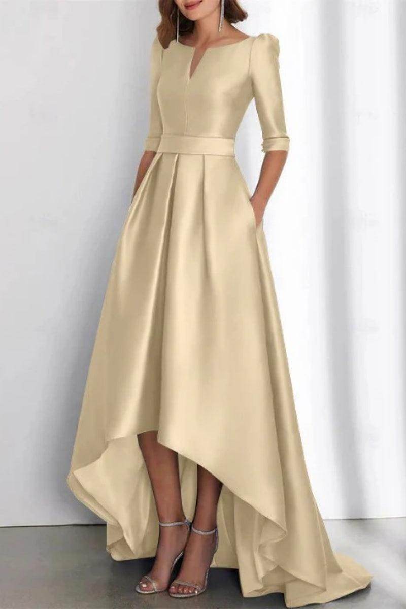 A Line Off The Shoulder Sleeveless Ankle Length Mother Dresses CM0337 - COCOMELODY