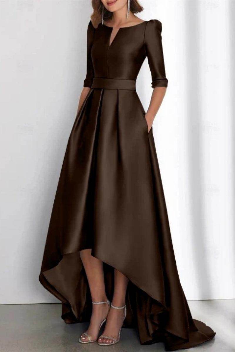 A Line Off The Shoulder Sleeveless Ankle Length Mother Dresses CM0337 - COCOMELODY