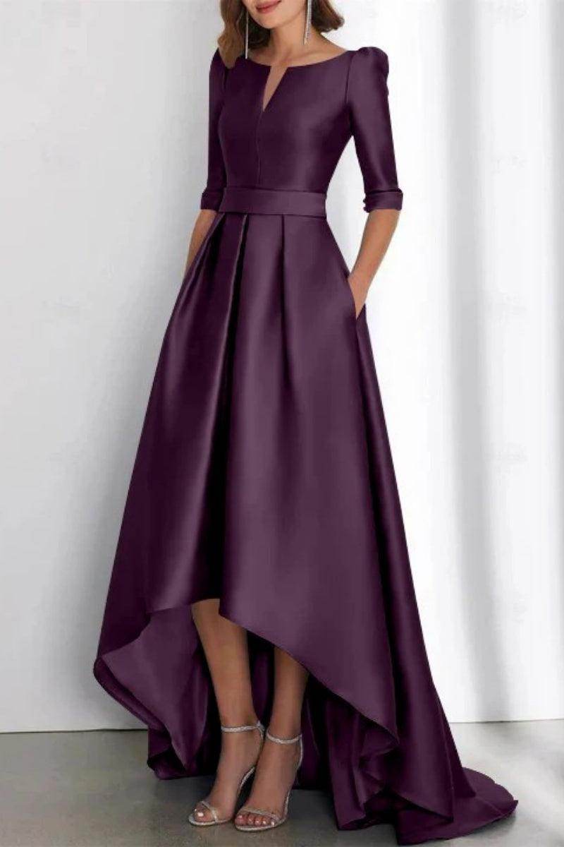 A Line Off The Shoulder Sleeveless Ankle Length Mother Dresses CM0337 - COCOMELODY