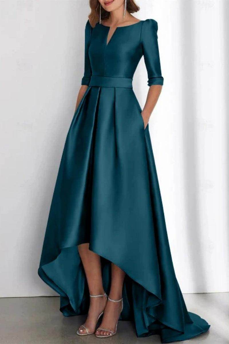 A Line Off The Shoulder Sleeveless Ankle Length Mother Dresses CM0337 - COCOMELODY
