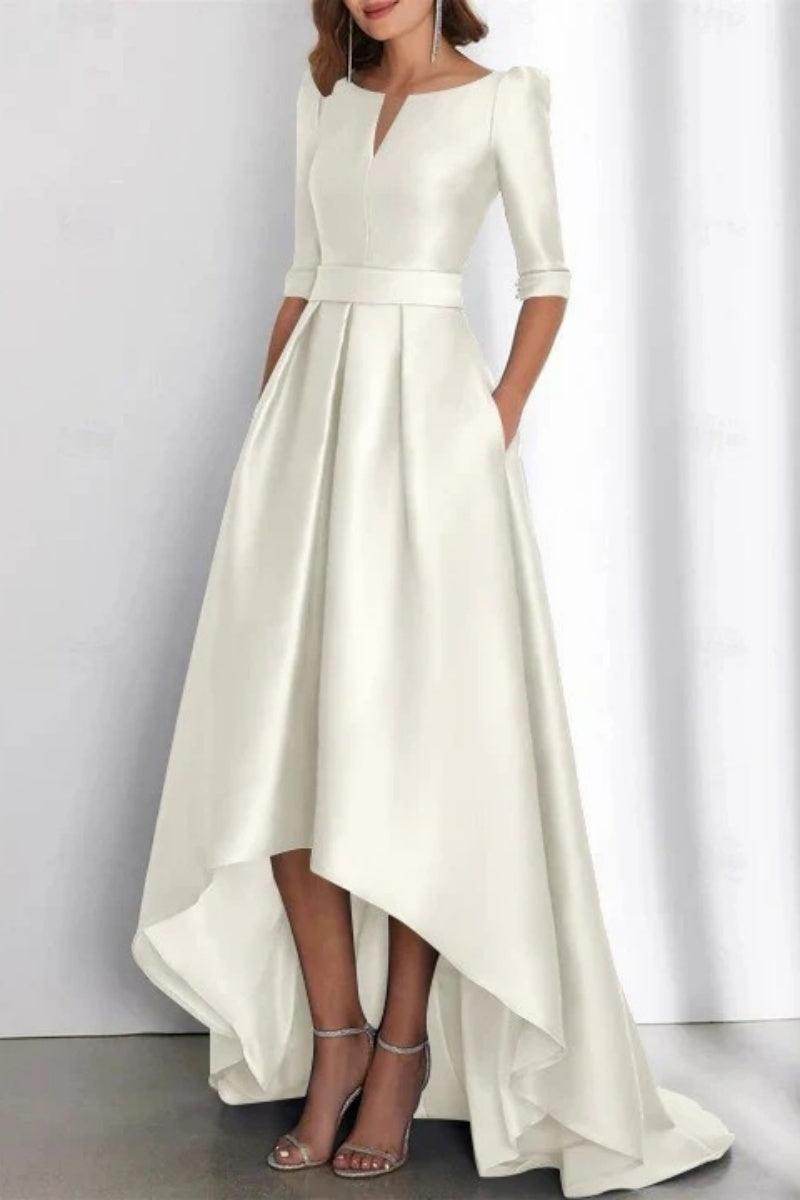 A Line Off The Shoulder Sleeveless Ankle Length Mother Dresses CM0337 - COCOMELODY