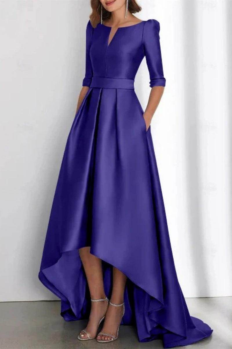 A Line Off The Shoulder Sleeveless Ankle Length Mother Dresses CM0337 - COCOMELODY