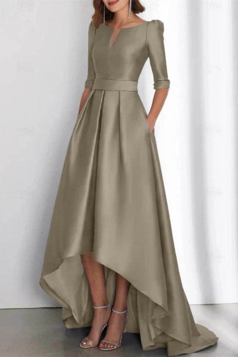 A Line Off The Shoulder Sleeveless Ankle Length Mother Dresses CM0337 - COCOMELODY