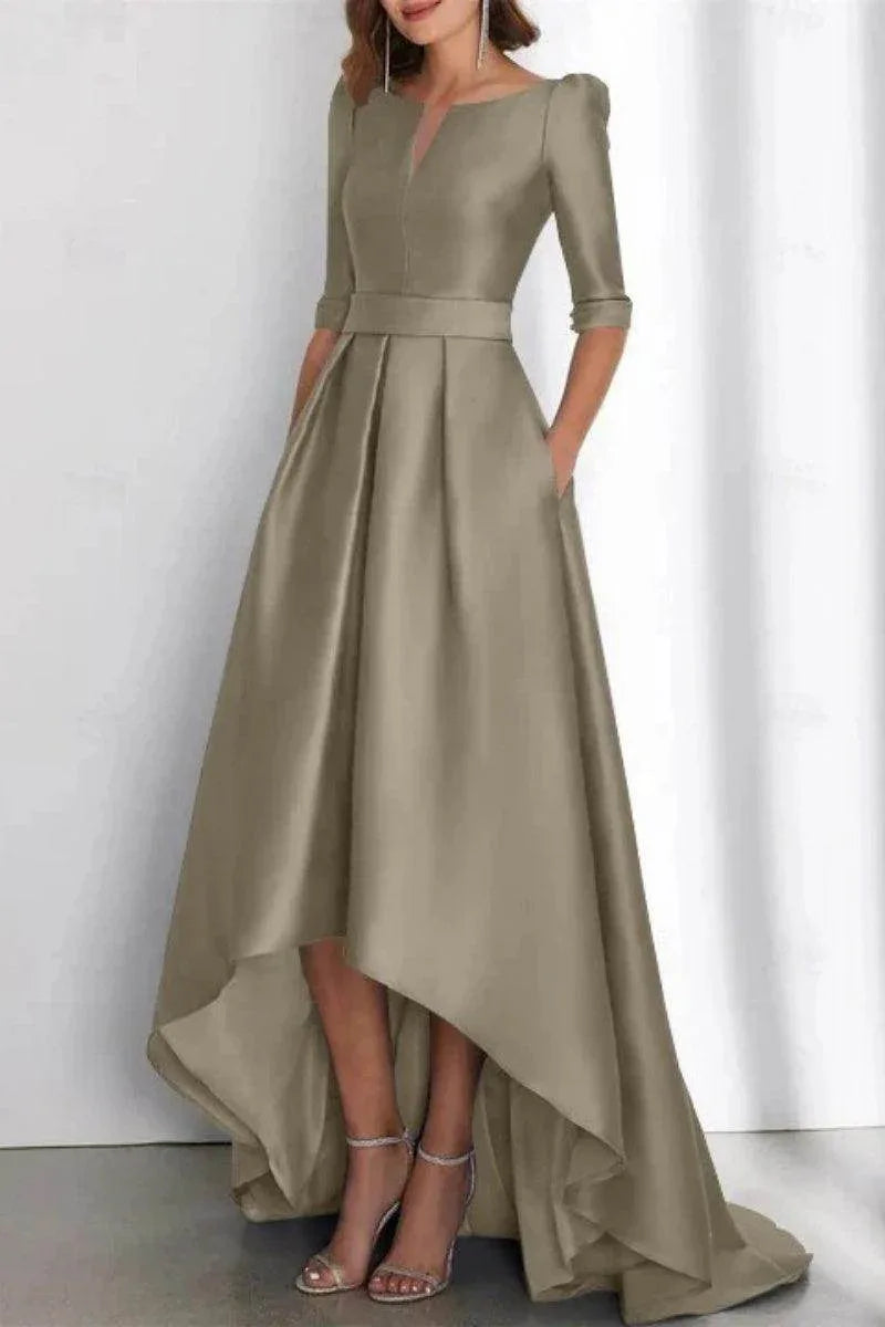 A Line Off The Shoulder Sleeveless Ankle Length Mother Dresses CM0337CR - COCOMELODY