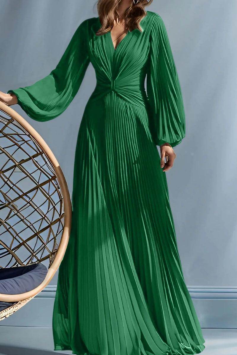 A Line V Neck Mother of the Bride Dresses with Ruched CM0367 - COCOMELODY