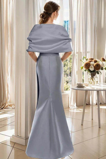 Trumpet 2 Pieces Floor Length Mother of the Bride Dresses CM0370 - COCOMELODY