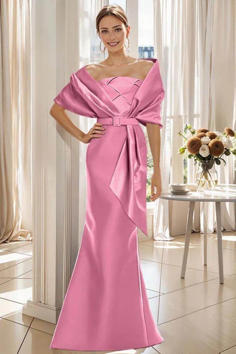 Trumpet 2 Pieces Floor Length Mother of the Bride Dresses CM0370 - COCOMELODY