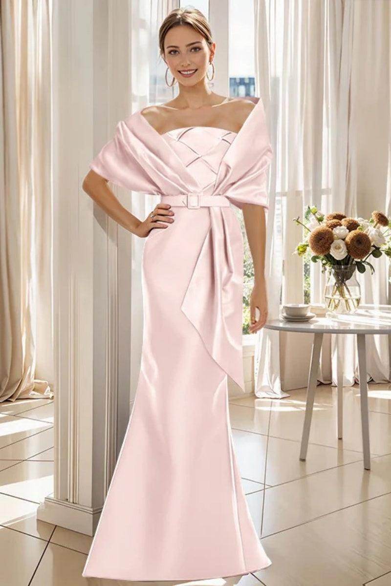 Trumpet 2 Pieces Floor Length Mother of the Bride Dresses CM0370 - COCOMELODY