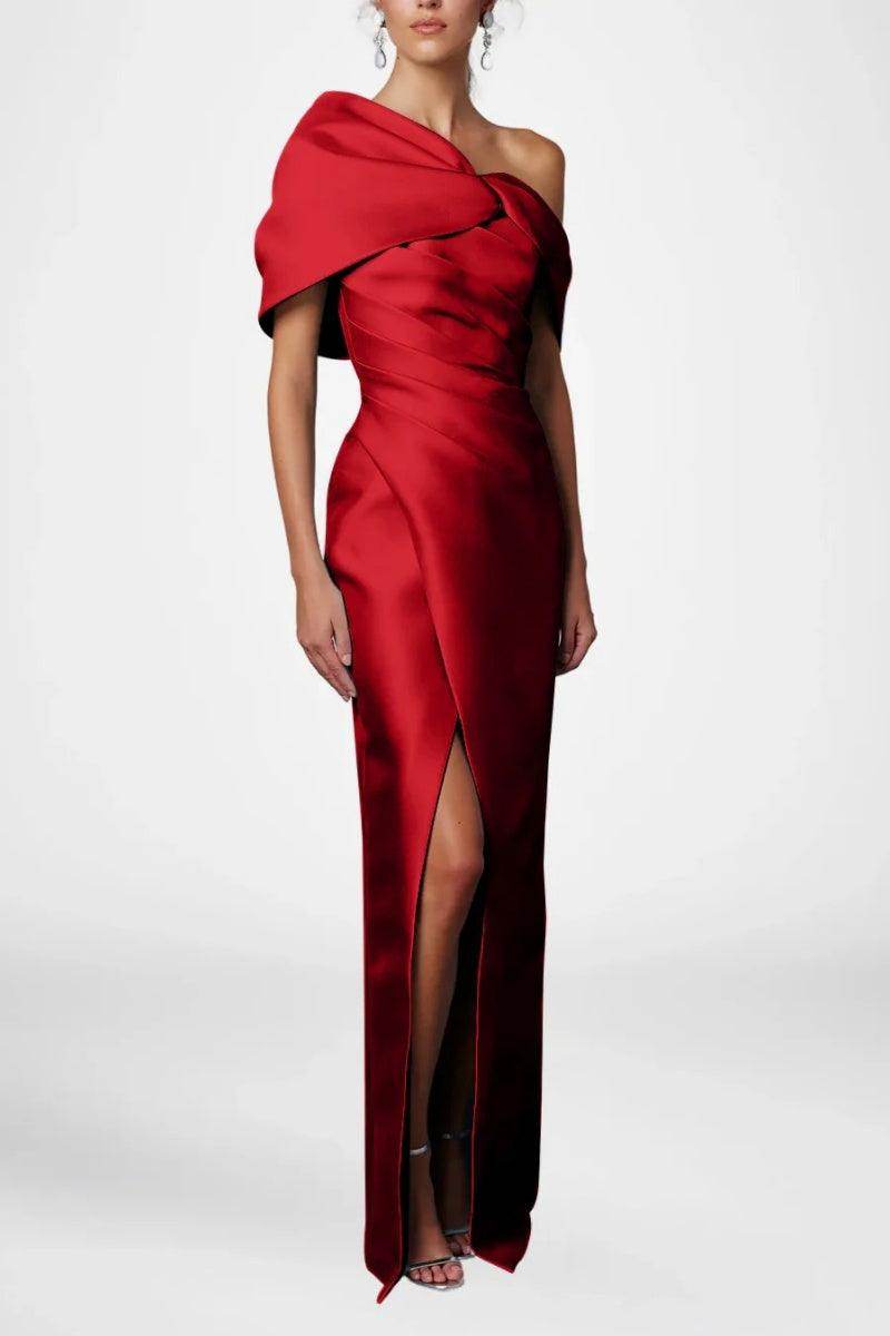 Sheath Column Half Sleeves Floor Length Mother Dresses CM0376 - COCOMELODY