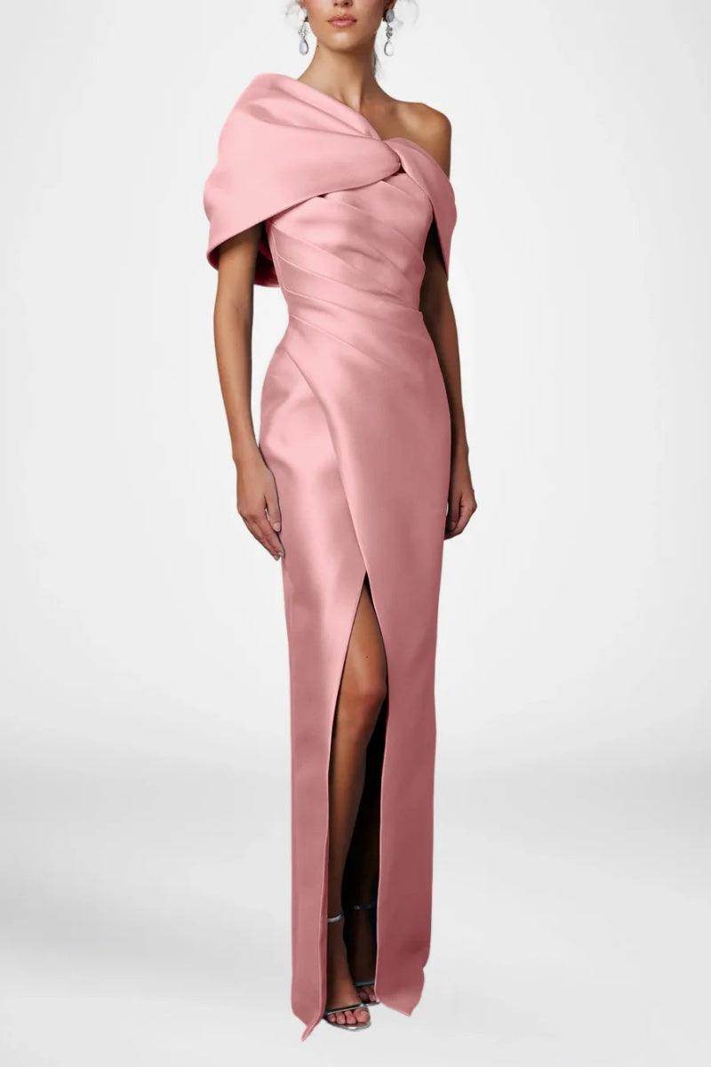Sheath Column Half Sleeves Floor Length Mother Dresses CM0376 - COCOMELODY