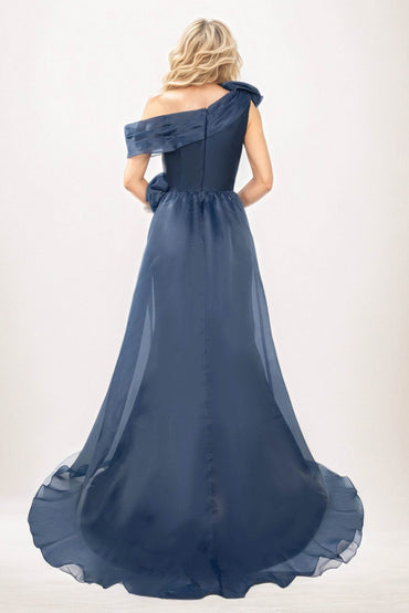 Trumpet-Mermaid Maxi Organza Mother of the Bride Dresses CM0406 - COCOMELODY