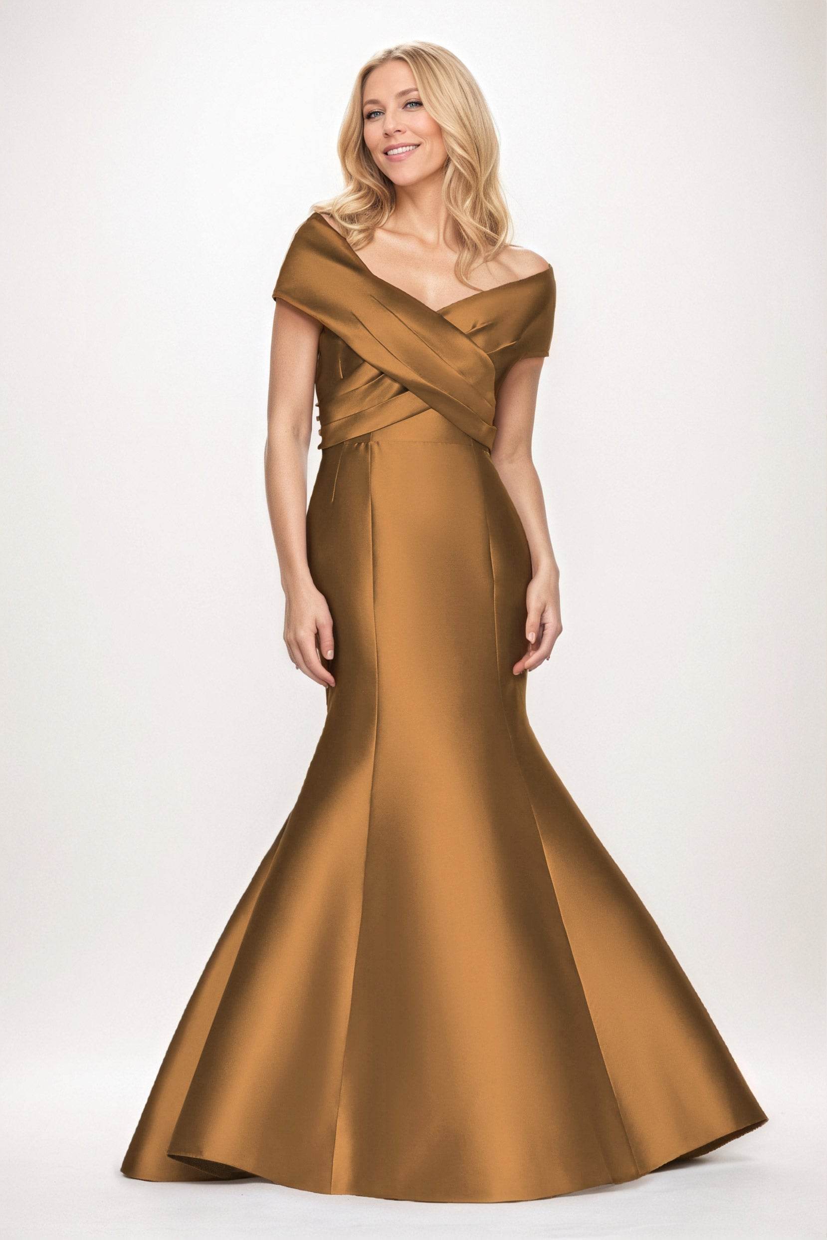 Trumpet-Mermaid Maxi Satin Mother of the Bride Dresses COCOMELODY CM0407, Steel Grey Trumpet-Mermaid Maxi Satin Mother of the Bride Dresses COCOMELODY CM0407, Steel Grey