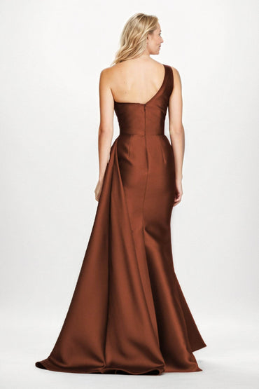 Sheath-Column Maxi Satin Mother of the Bride Dresses CM0410 - COCOMELODY