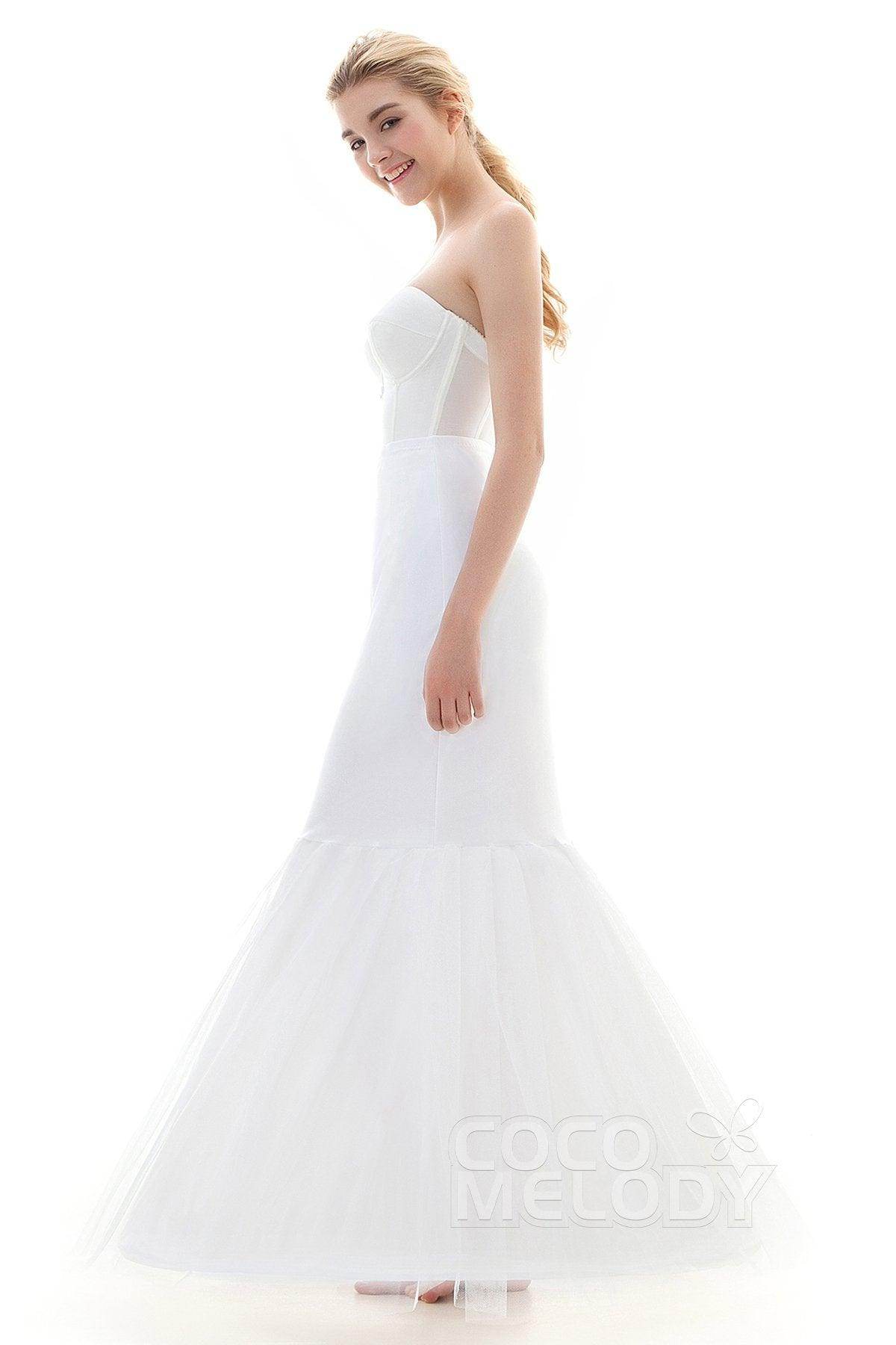 Mermaid Floor-Length 1 Hoop Wedding Petticoats CP0013003 - COCOMELODY