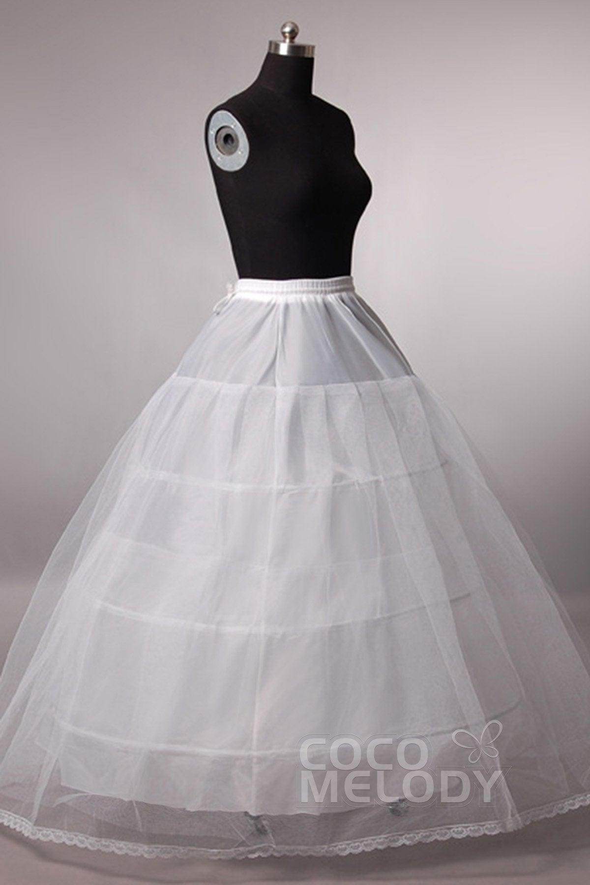 Ball Gown Floor-Length 3 Hoops Wedding Petticoats CP0013007 - COCOMELODY