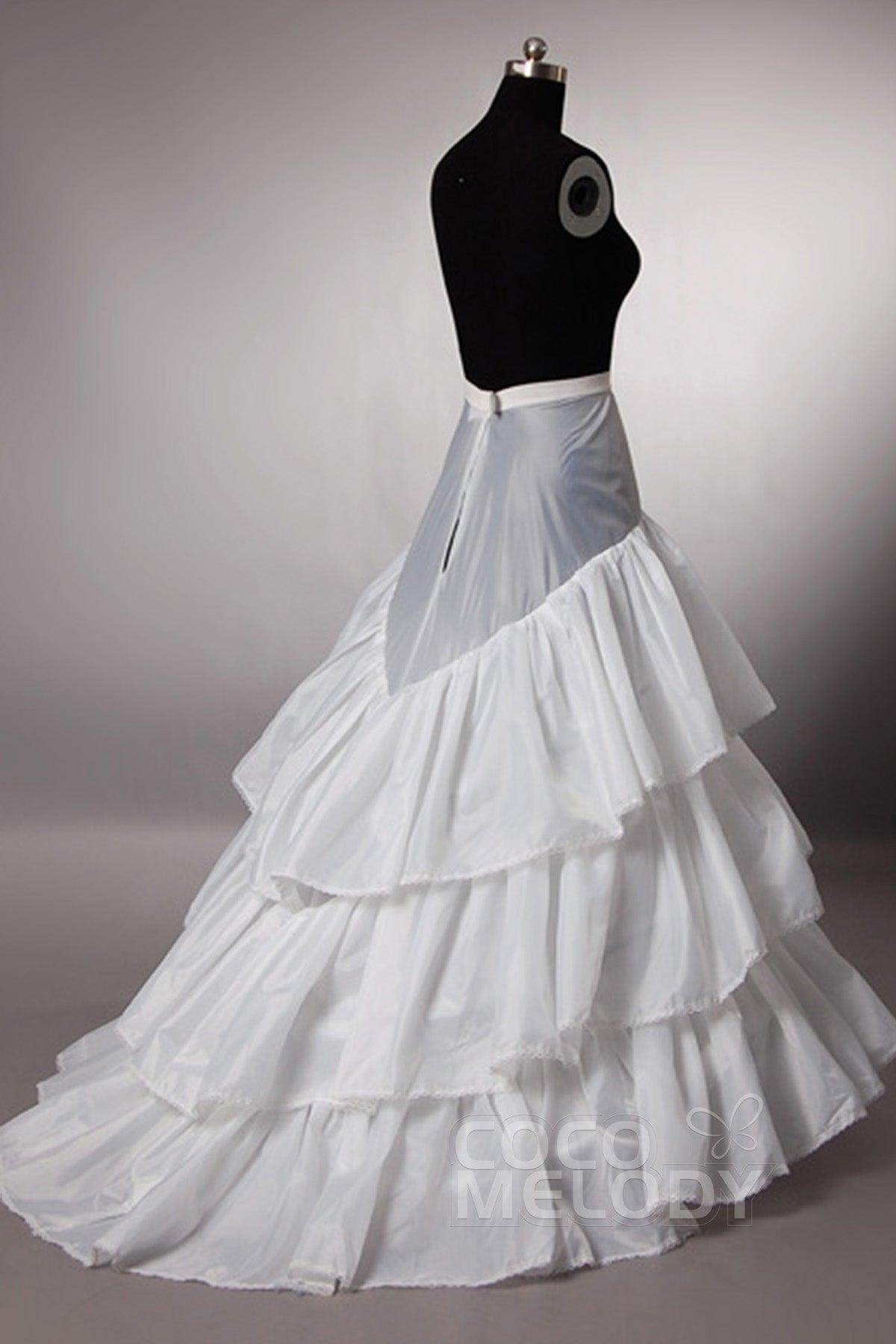 A-Line Sweep-Brush Taffeta Wedding Petticoats COCOMELODY CP0013008 A-Line Sweep-Brush Taffeta Wedding Petticoats COCOMELODY CP0013008