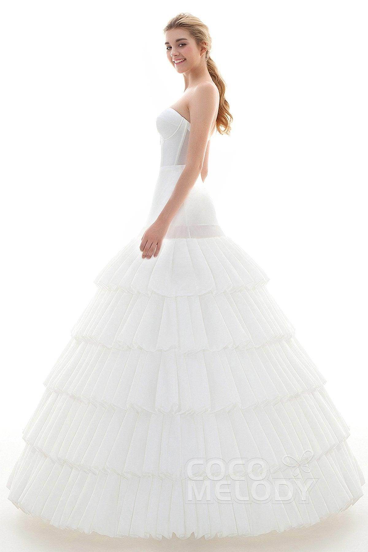 Ball Gown Floor-Length 5 Hoops Wedding Petticoats CP0016004 - COCOMELODY