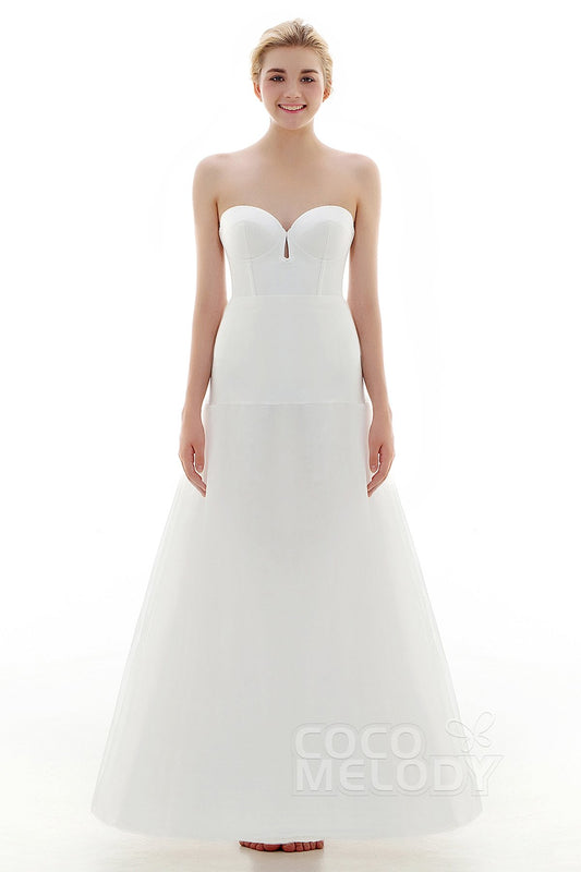 A-Line Floor-Length 1 Hoop Mesh Wedding Petticoats CP0016006