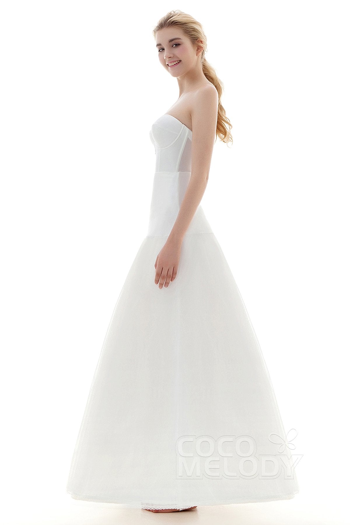 A-Line Floor-Length 1 Hoop Mesh Wedding Petticoats CP0016006