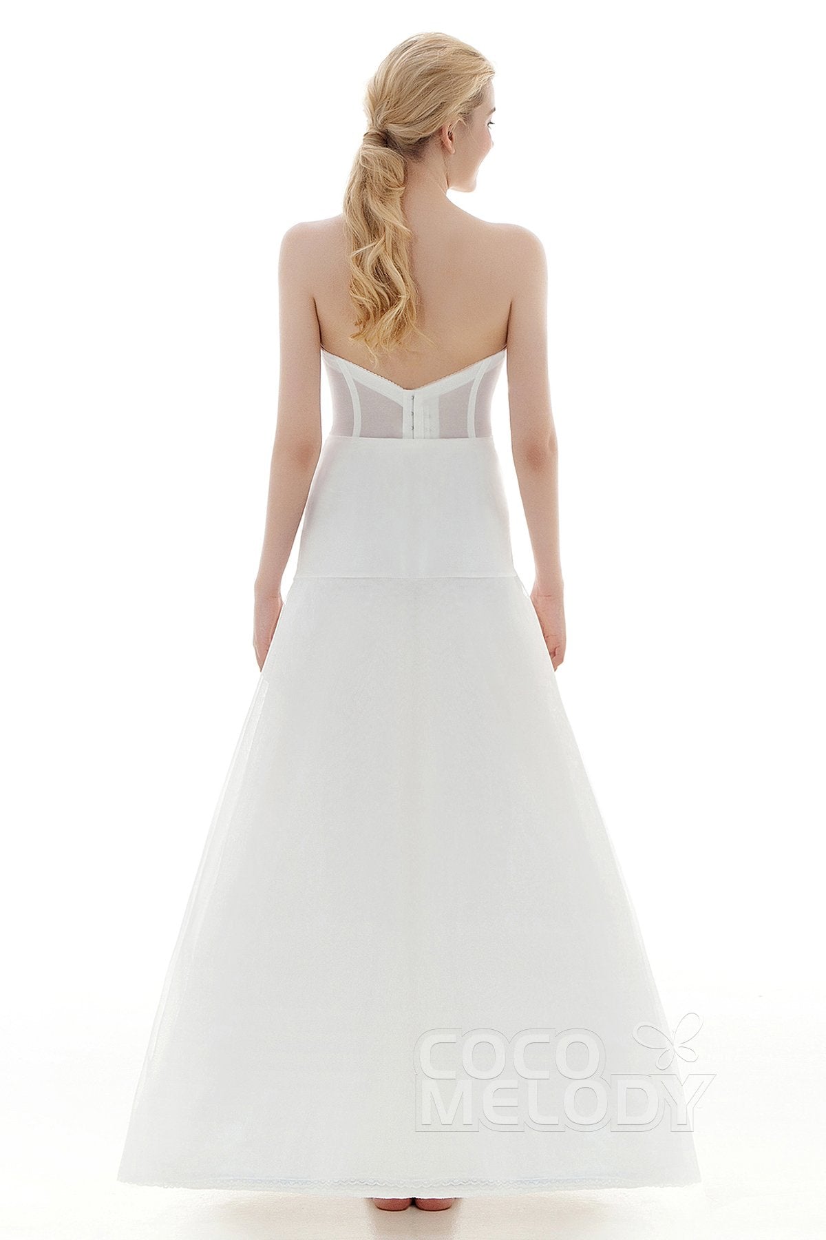 A-Line Floor-Length 1 Hoop Mesh Wedding Petticoats CP0016006