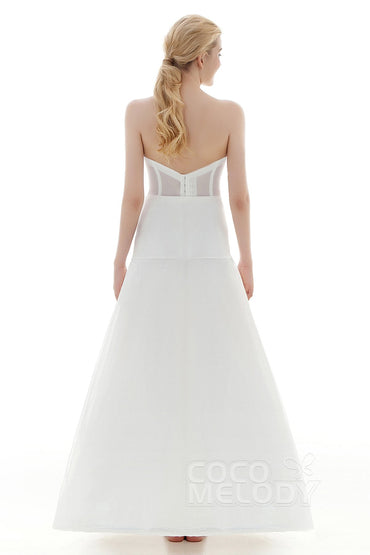 A-Line Floor-Length 1 Hoop Mesh Wedding Petticoats CP0016006