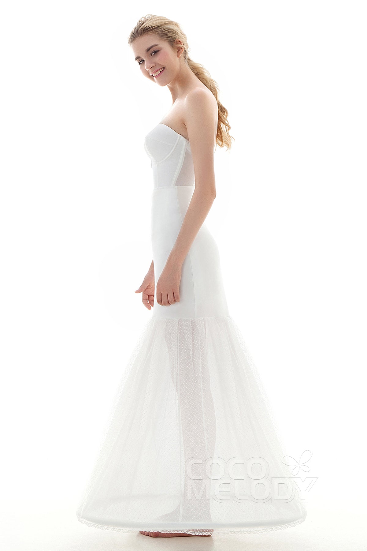 Mermaid Floor-Length 1 Hoop Wedding Petticoats CP0016009