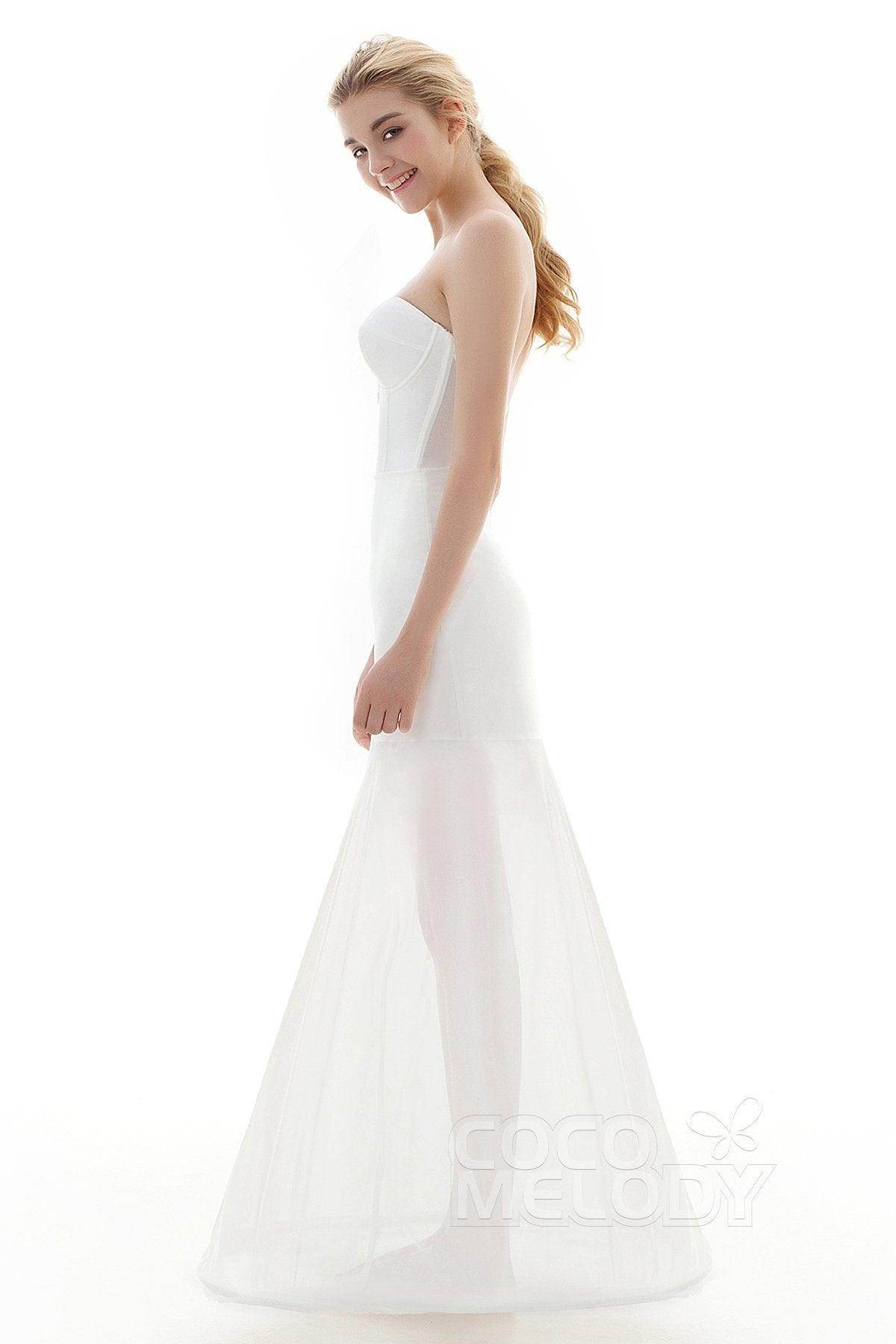 Mermaid Floor-Length 1 Hoop Wedding Petticoats CP001600A - COCOMELODY