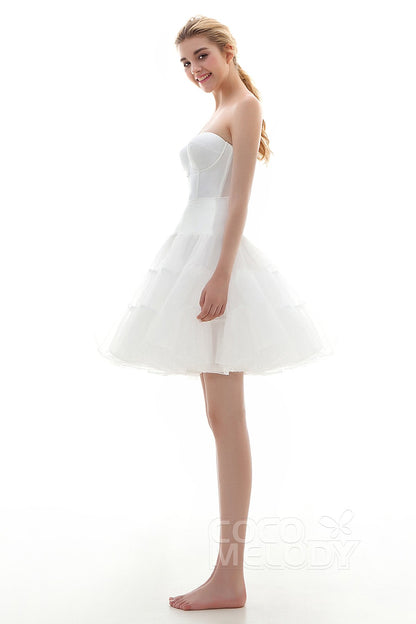 A-Line Knee Length Slip Organza Wedding Petticoats CP001600C