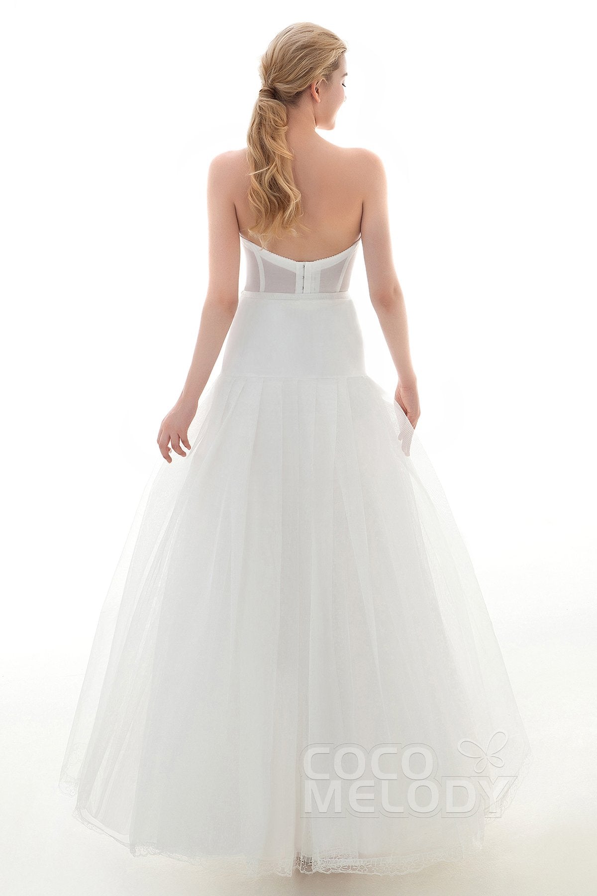 A-Line Floor-Length Slip Tulle Wedding Petticoats CP001600D