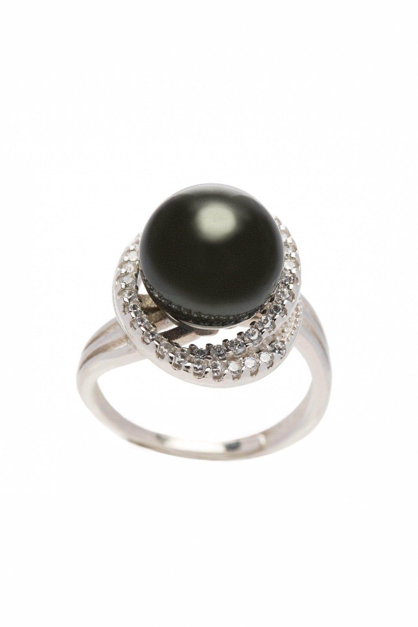 Alloy Rings with Imitation Pearl CR0010 - COCOMELODY