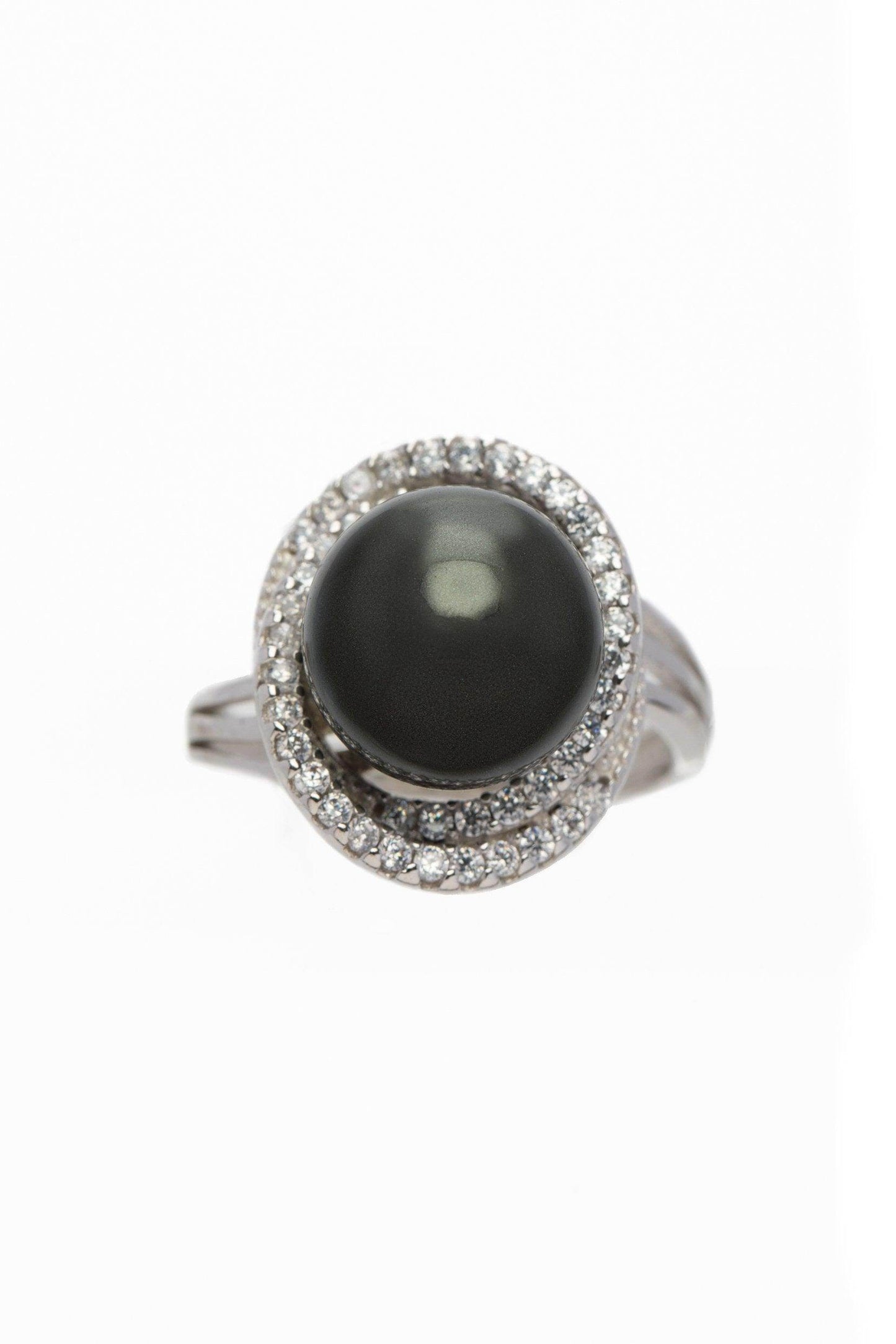 Alloy Rings with Imitation Pearl CR0010 - COCOMELODY