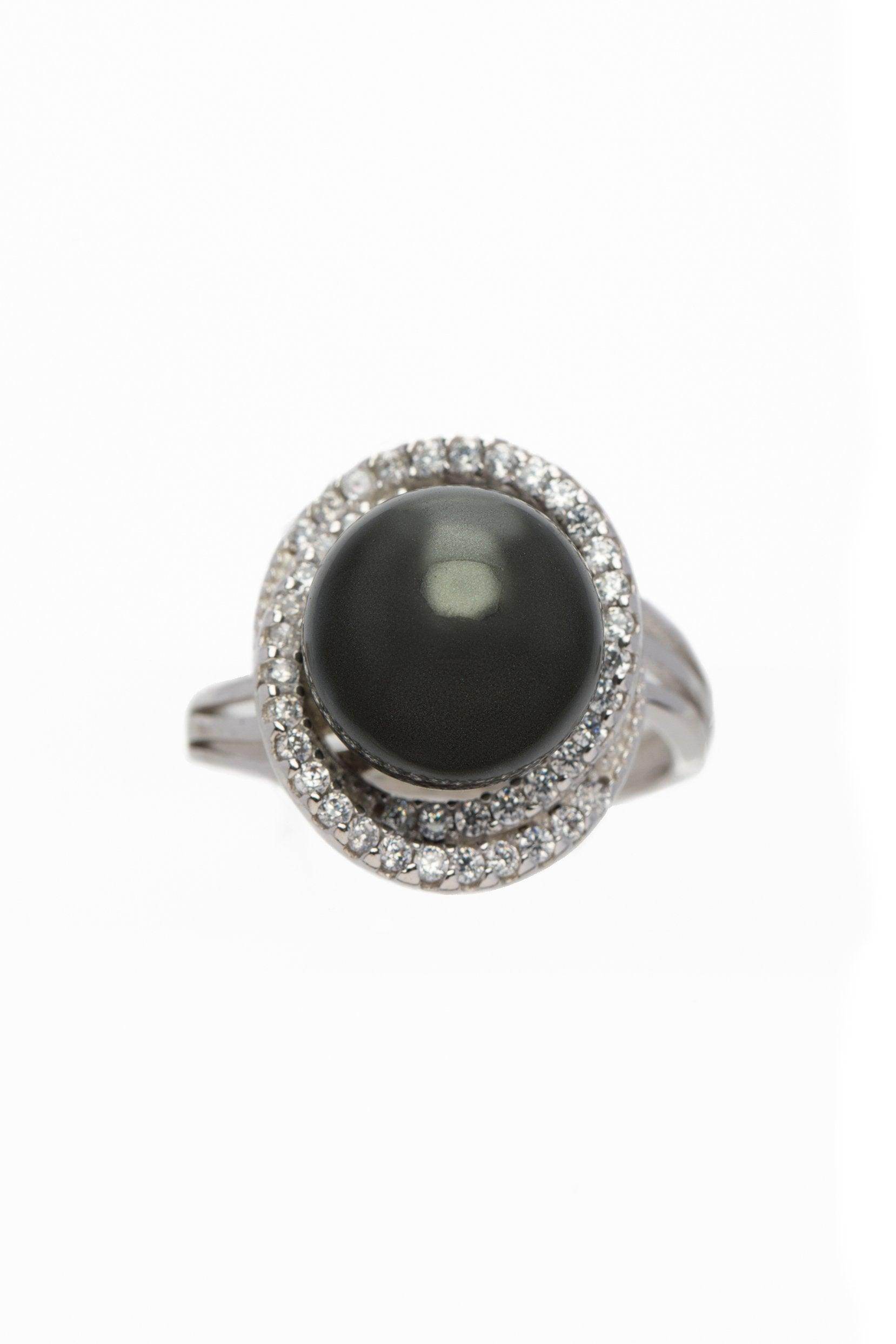 Alloy Rings with Imitation Pearl CR0010 - COCOMELODY