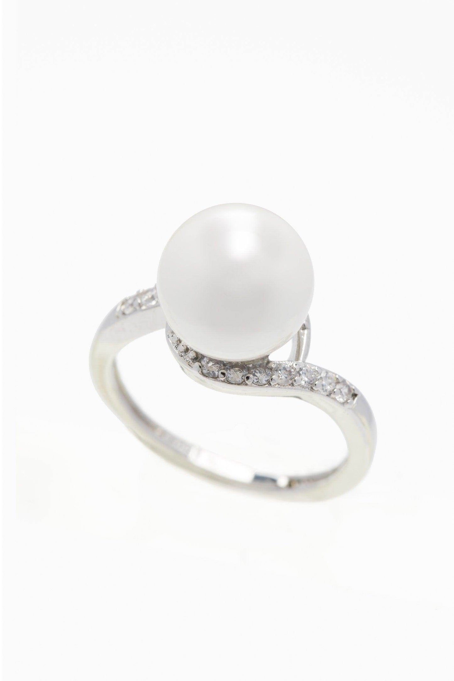 Alloy Rings with Pearl CR0011 - COCOMELODY