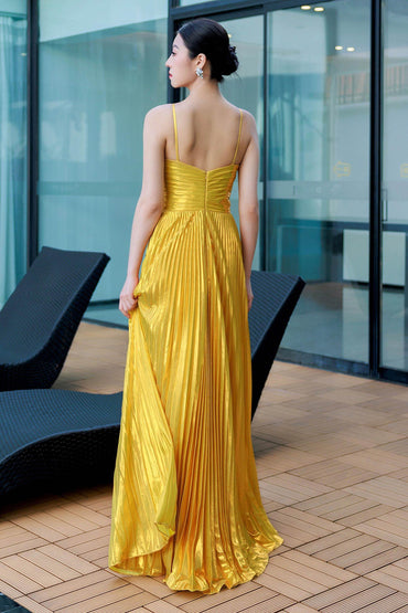 Sheath-Column Floor Length Hot Stamping Cloth Prom Dress CS0486 - COCOMELODY