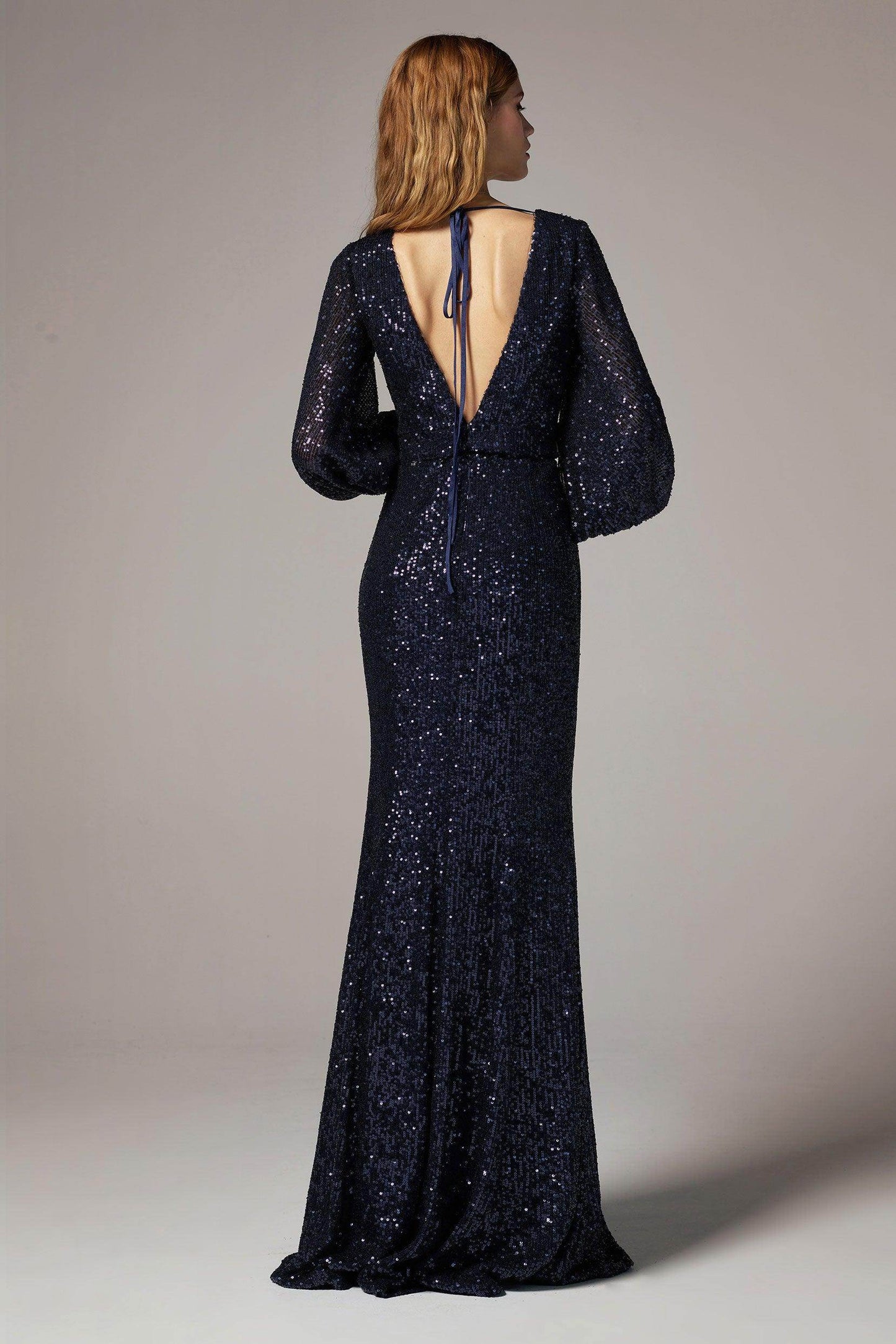 Sheath-Column Floor Length Sequined Dress CS0302 - COCOMELODY