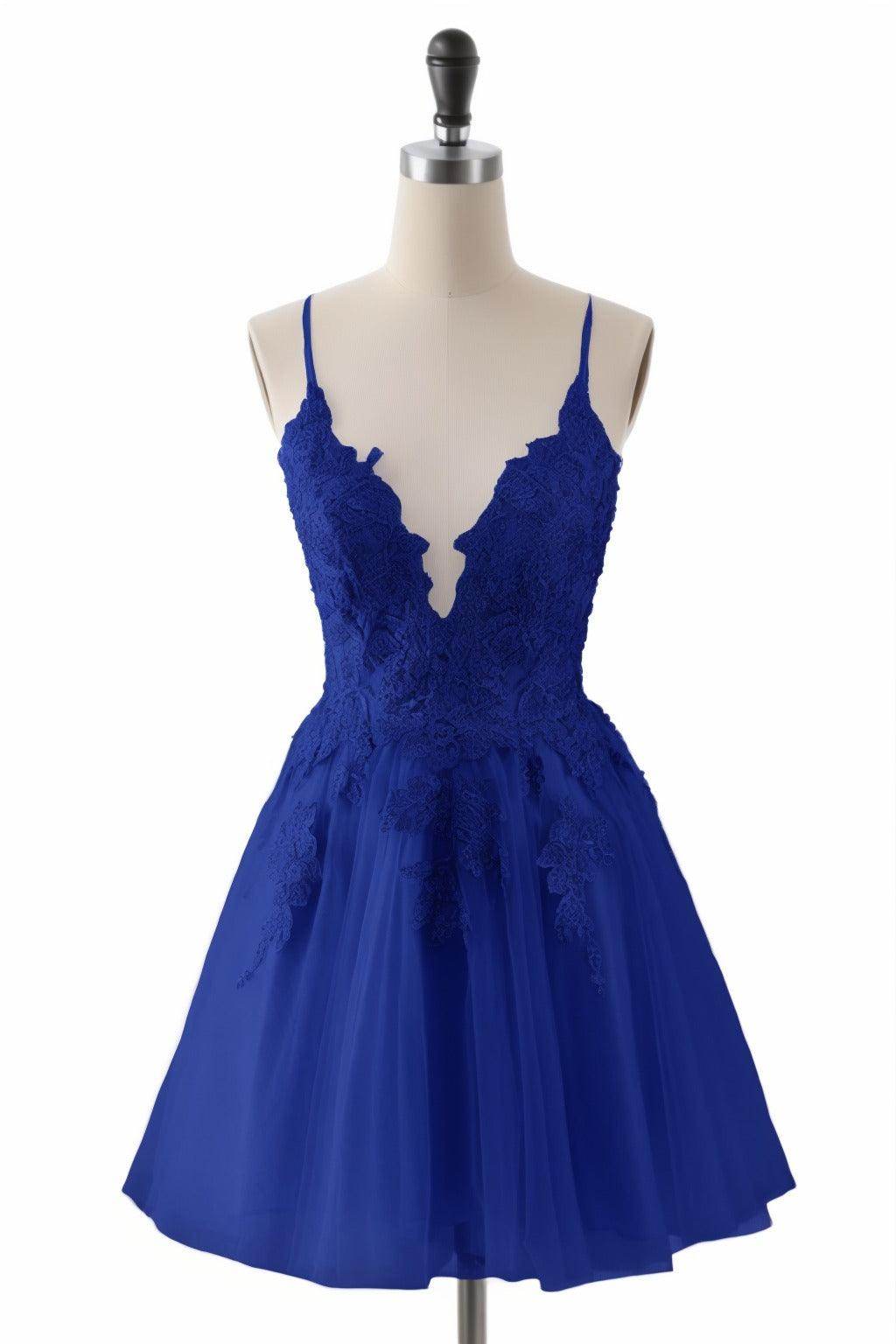 A-Line Short-Mini Tulle Homecoming Dresses CS0506 - COCOMELODY