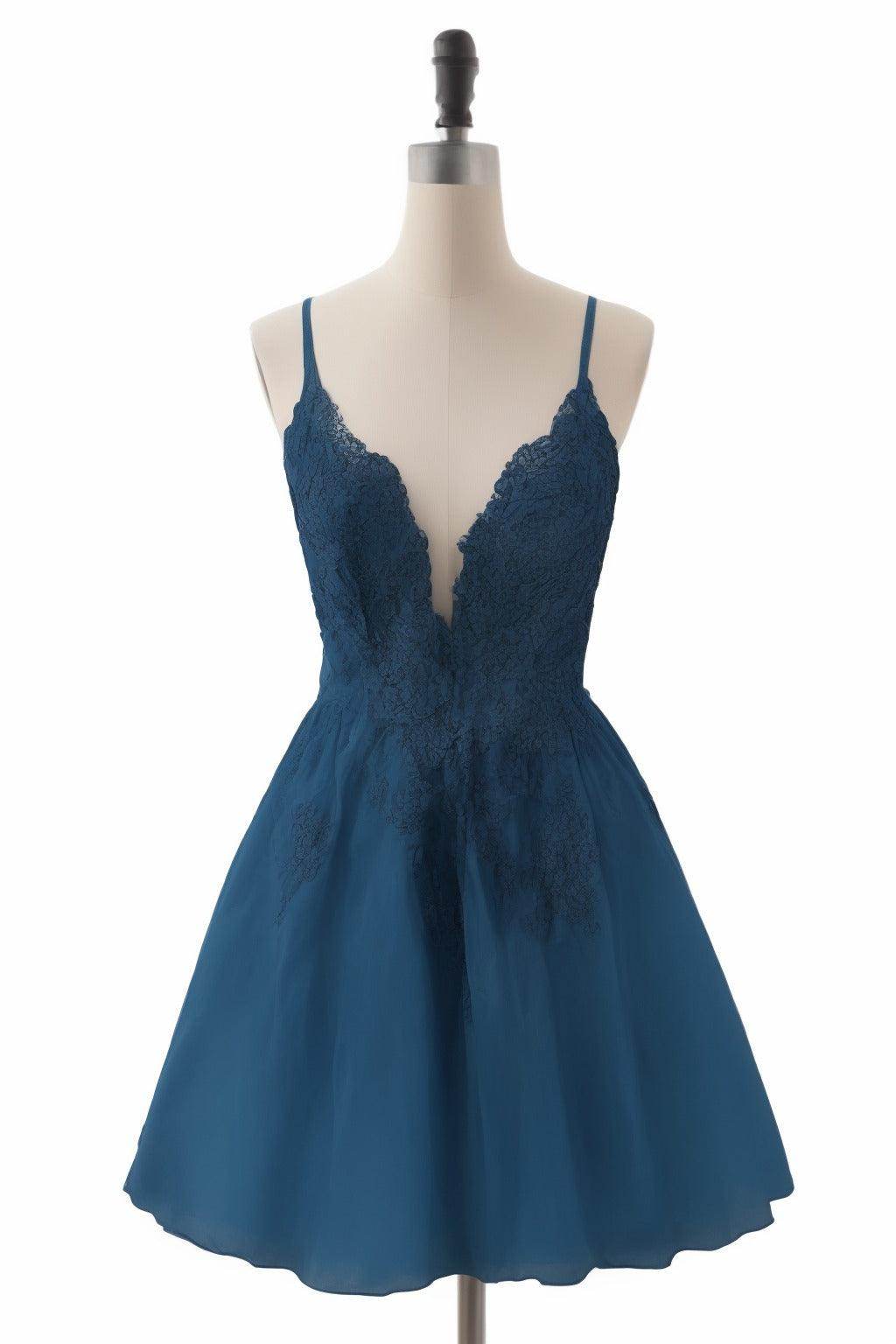 A-Line Short-Mini Tulle Homecoming Dresses CS0506 - COCOMELODY
