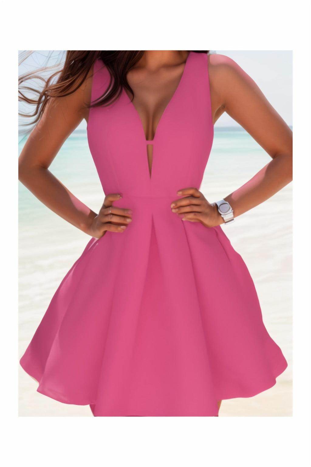A-Line Knee Length Satin Homecoming Dresses CS0531 - COCOMELODY