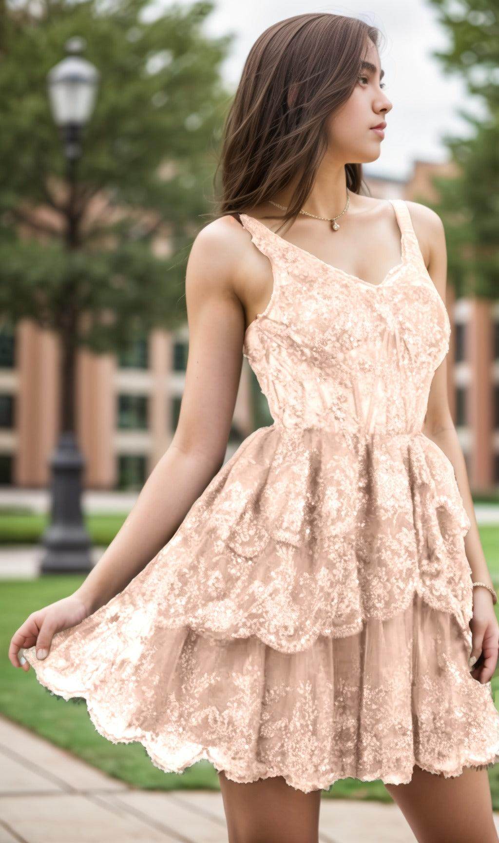 A-Line Short-Mini Tulle Graduation Dresses CS0548 - COCOMELODY