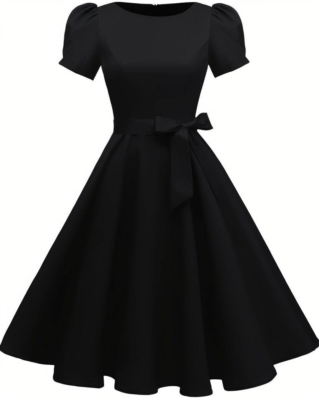 A-Line Knee Length Satin Graduation Dresses CS0555 - COCOMELODY