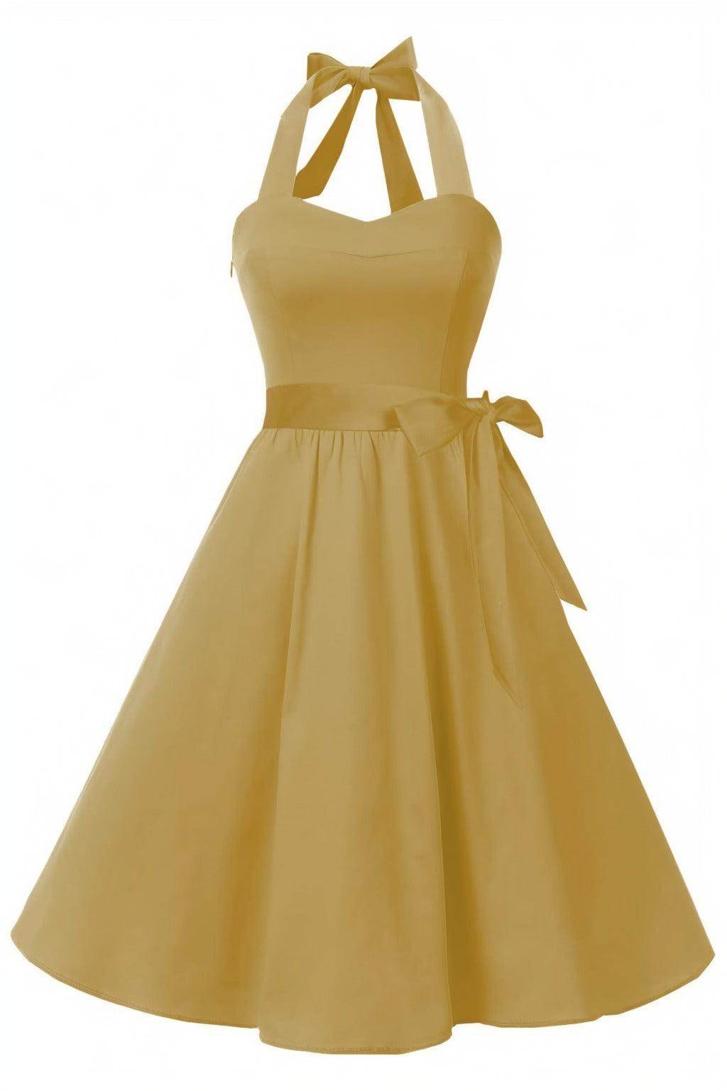 A-Line Knee Length Satin Graduation Dresses CS0559 - COCOMELODY