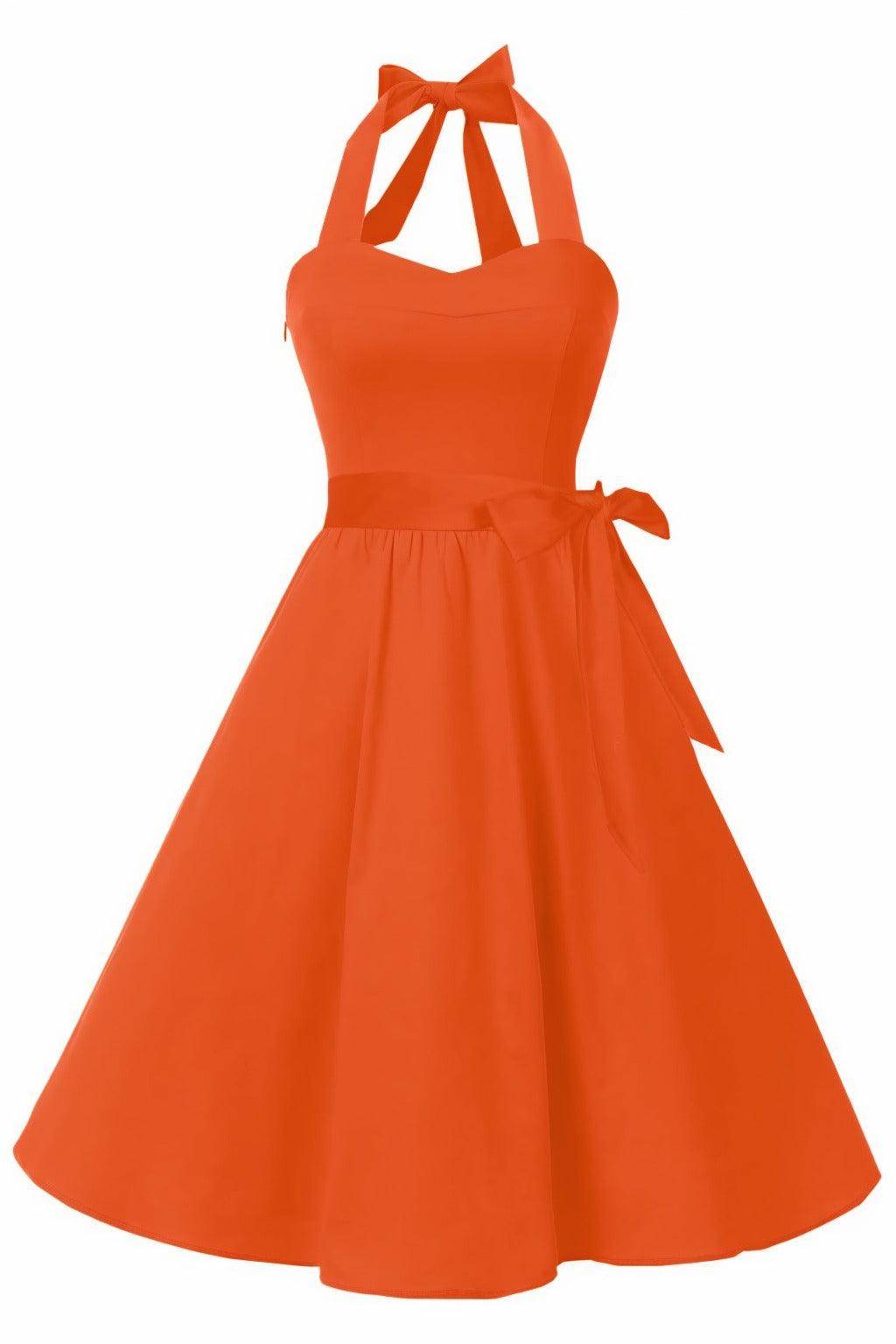 A-Line Knee Length Satin Graduation Dresses CS0559 - COCOMELODY