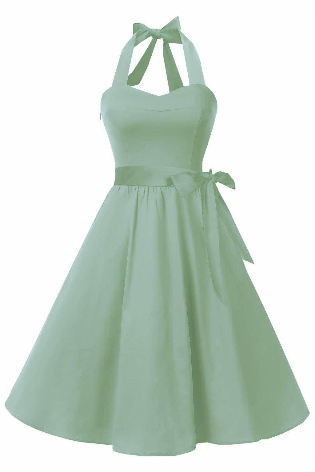 A-Line Knee Length Satin Graduation Dresses CS0559 - COCOMELODY