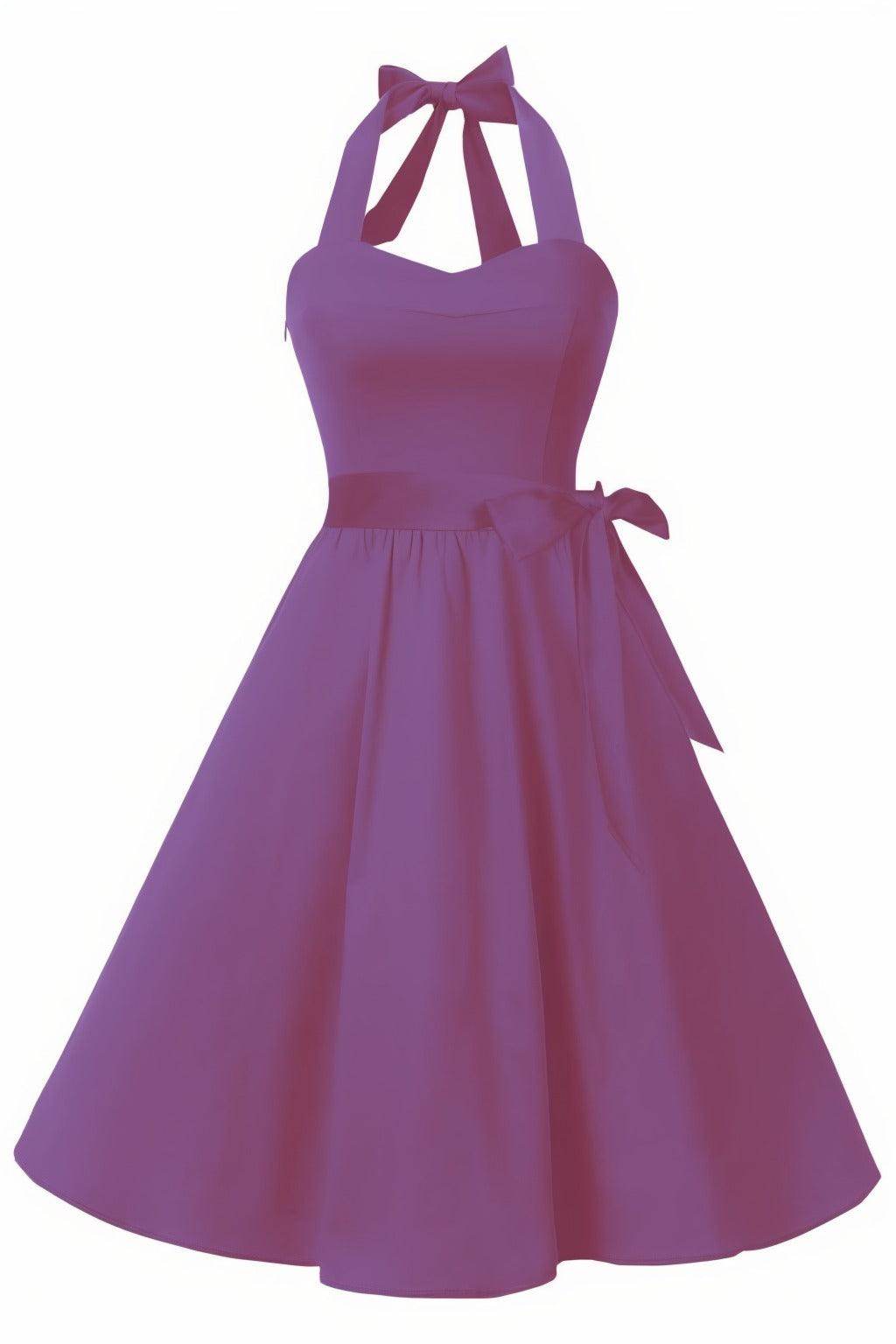 A-Line Knee Length Satin Graduation Dresses CS0559 - COCOMELODY