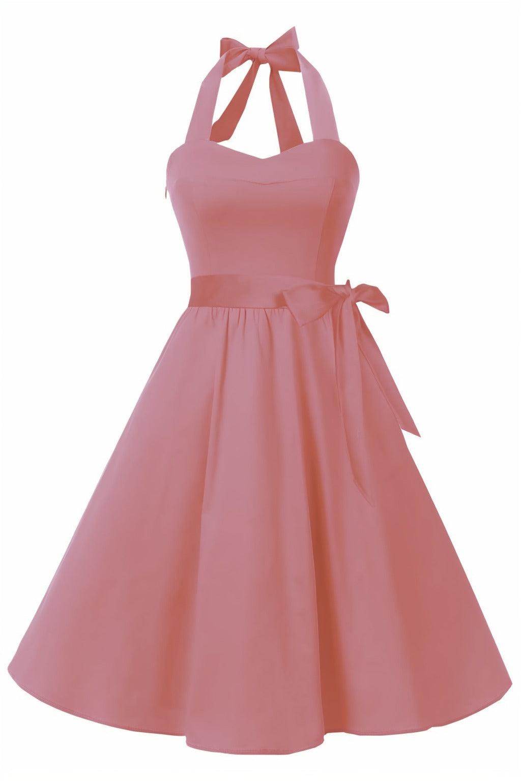 A-Line Knee Length Satin Graduation Dresses CS0559 - COCOMELODY