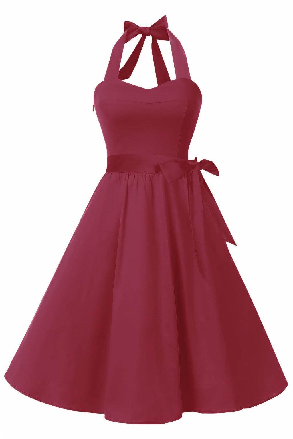 A-Line Knee Length Satin Graduation Dresses CS0559 - COCOMELODY