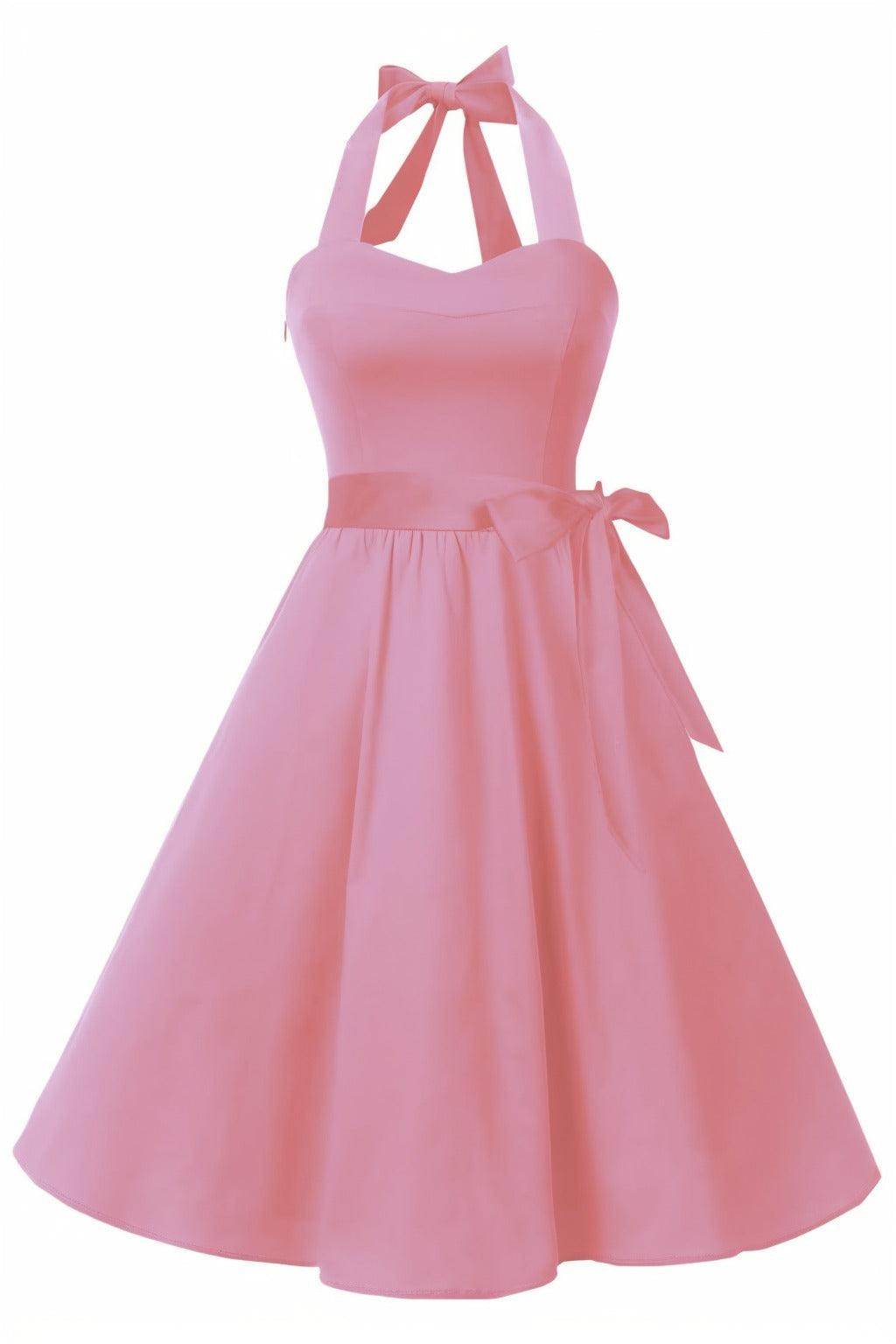 A-Line Knee Length Satin Graduation Dresses CS0559 - COCOMELODY