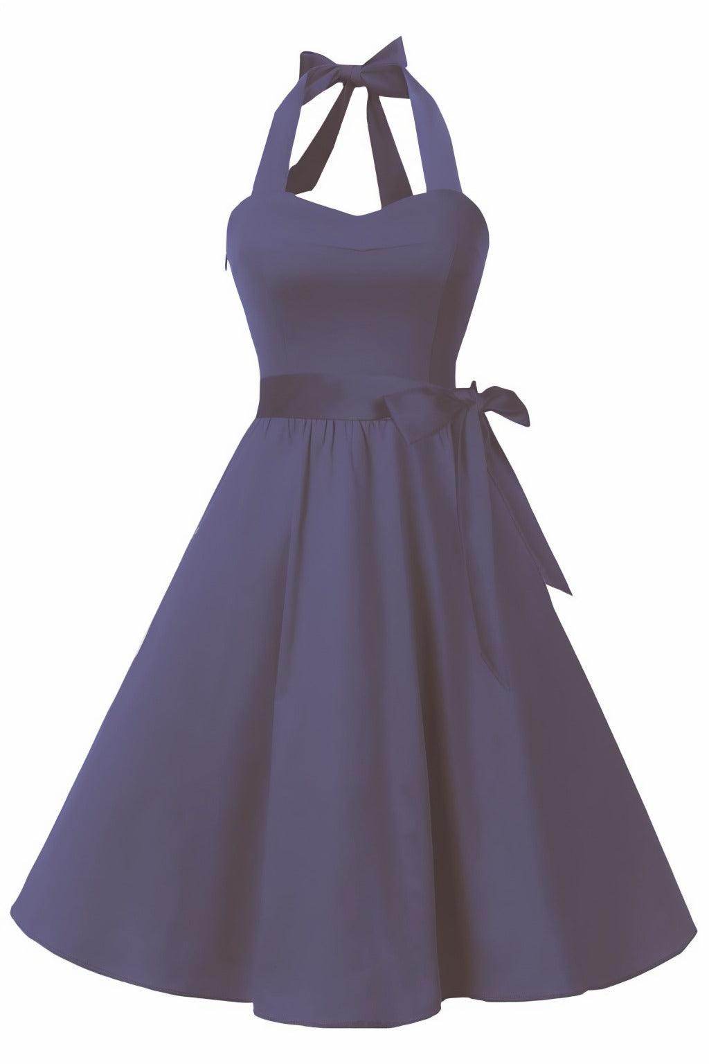 A-Line Knee Length Satin Graduation Dresses CS0559 - COCOMELODY